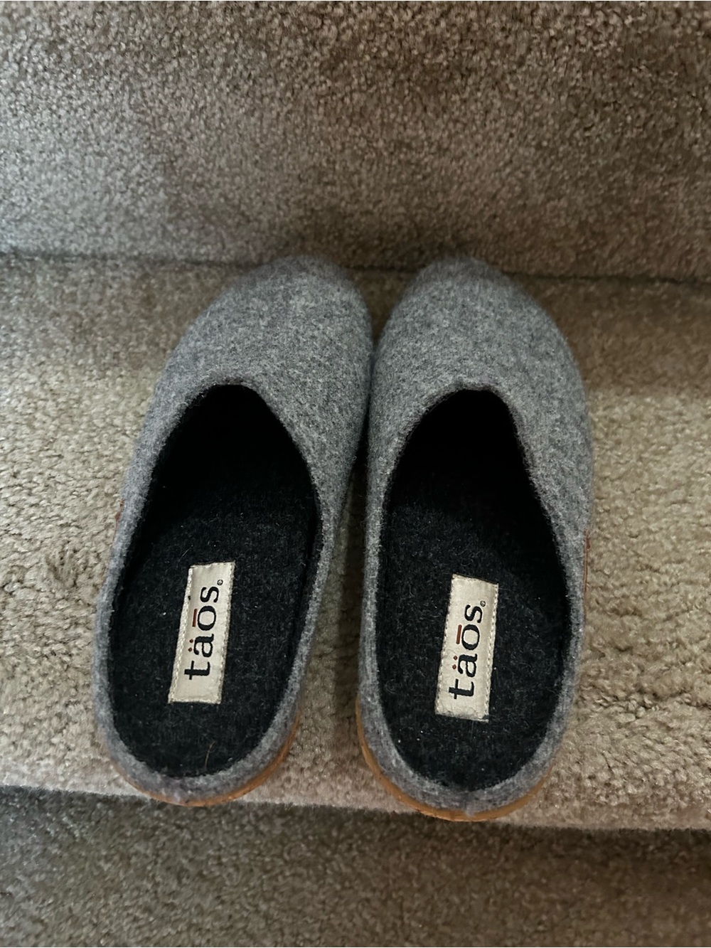 Taos Grey Wool Clogs Women’s 7-7.5 EUR 38 Made in Spain. - Picture 4 of 6